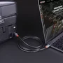 Lindy Cable USB 3.2 Gen 1 Tipo C a Tipo B Anthra Line 2m Negro