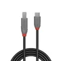 Lindy Cable USB 3.2 Gen 1 Tipo C a Tipo B Anthra Line 2m Negro