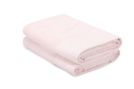 Mijölnir Pitircik - Powder Juego de Toallas de Baño 100% Algodón 510 gr/m² 70 x 140 cm Polvo y Blanco