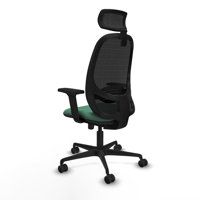 PIQUERAS Y CRESPO Silla de oficina Cilanco con mecanismo Sincro/Traslack Verde esmeralda PIQUERAS Y CRESPO Silla de oficina Cilanco con mecanismo Sincro/Traslack Verde esmeralda