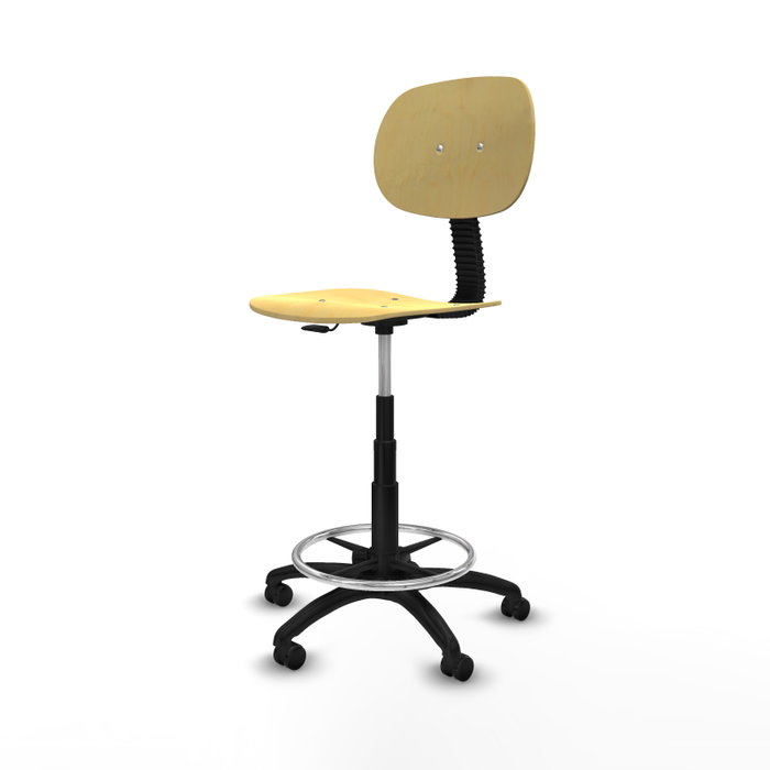 PIQUERAS Y CRESPO Taburete Tus de Madera con Mecanismo Contacto Lama PIQUERAS Y CRESPO Taburete Tus de Madera con Mecanismo Contacto Lama
