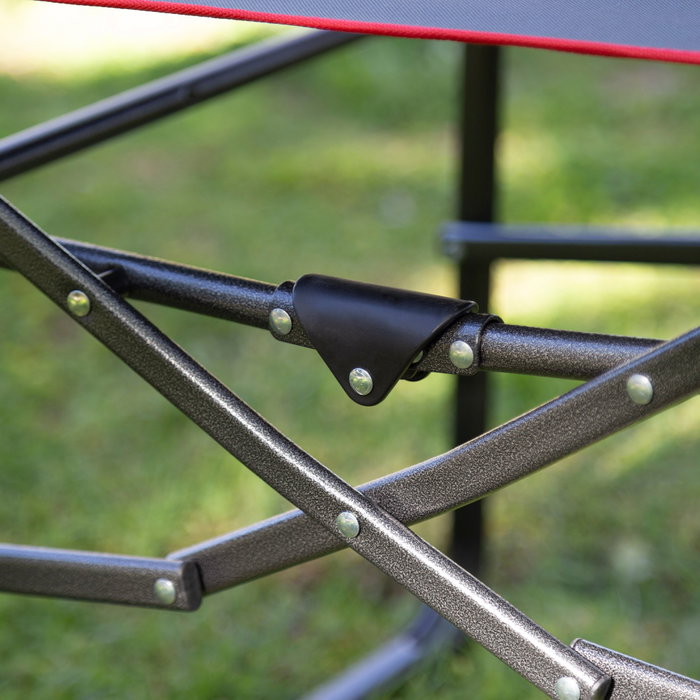 Aktive Silla plegable de camping director antivuelco gris