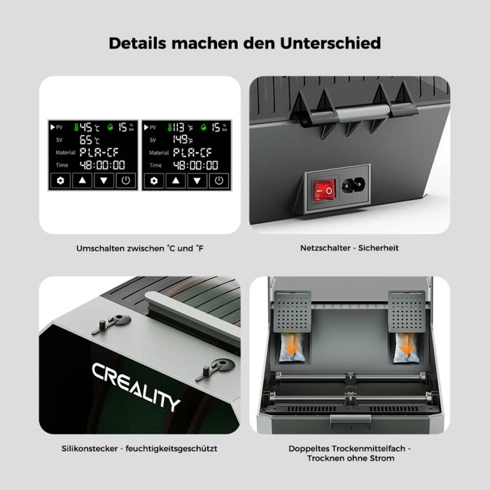 Creality Space Pi Filament Dryer Plus Gris Creality Space Pi Filament Dryer Plus Gris