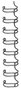 FELLOWES Canutillo Metal WIRE-O 6 mm Negro (34 Anillas Paso 3:1)