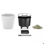 Lechuza Classico 35 LS ALL-IN-ONE Jardinera con Sistema de Riego - Blanco Brillo - 13 L