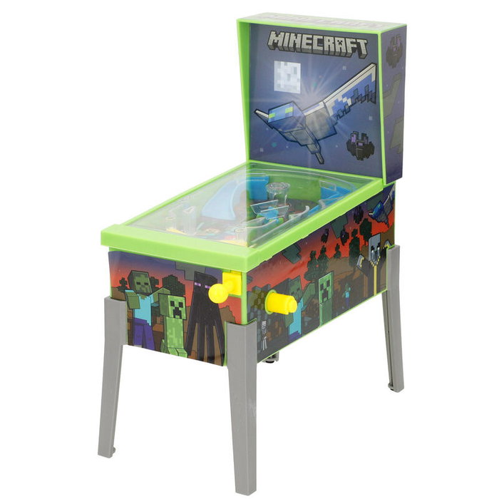 Mojang Studios - Mini Arcade Pinball Minecraft con luces y sonidos, para +3 años