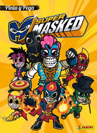 PANINI FONDO Pinta y Pega Supermasked, AA.VV - PANINI FONDO