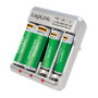 LogiLink Cargador de Baterías para 4x AA o 4x AAA y 1x 9V