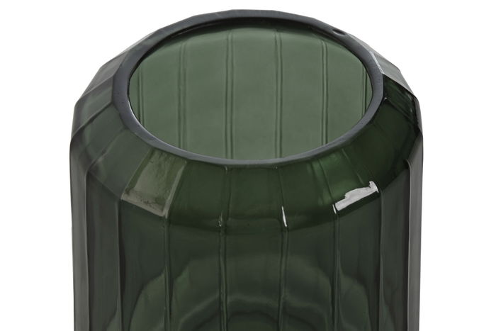 DKD Home Decor Vaso Verde 8 x 10 x 8 cm (6 Unidades) Cristal