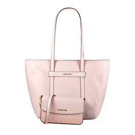 Michael Kors Set 2 en 1 Jet Set Travel Bolso y Cartera Rosa