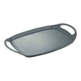 San Ignacio Asador de Aluminio Prensado Earth Grey 36,9x24,6 cm con Antiadherente Cerámico