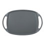 San Ignacio Asador de Aluminio Prensado Earth Grey 36,9x24,6 cm con Antiadherente Cerámico