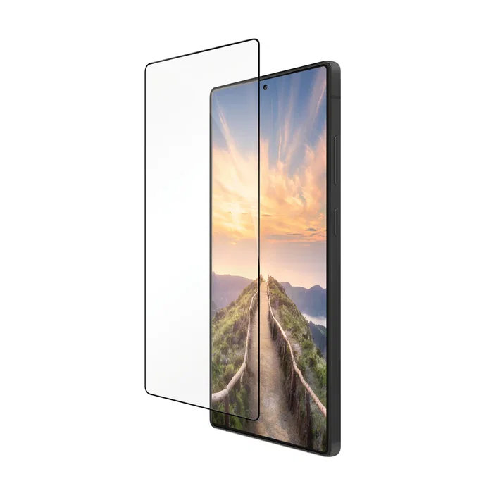 Samsung Protector de Pantalla Galaxy S25+ Negro Transparente rPET Reciclado 6.7" 17 cm - Eco Shield 1 Pieza