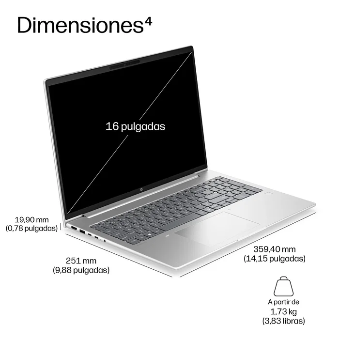 HP ProBook 4 G2a 16 AI R7-250 32GB 512GB W11P HP ProBook 4 G2a 16 AI R7-250 32GB 512GB W11P