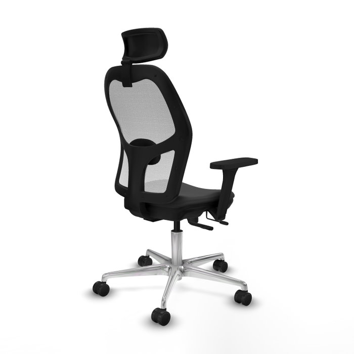 PIQUERAS Y CRESPO Silla de oficina Jorquera Gris oscuro/Blanco