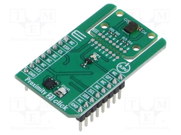 MIKROE PROXIMITY 21 CLICK Placa prototipo con VL53L4EDV0DH/1 MIKROE PROXIMITY 21 CLICK Placa prototipo con VL53L4EDV0DH/1