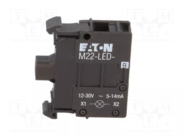 Eaton M22-LED-B Elemento luminoso azul 12-30V AC/DC con montaje frontal