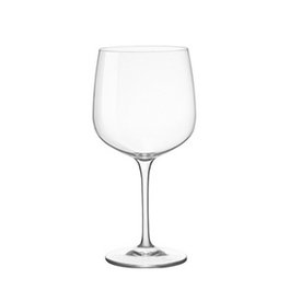 Bormioli Premium Copa Combinado 75 cl (75.5cl) Copa de Cristal con Borde Fino - Altura 218 mm, Diámetro 108 mm (Set de 6)