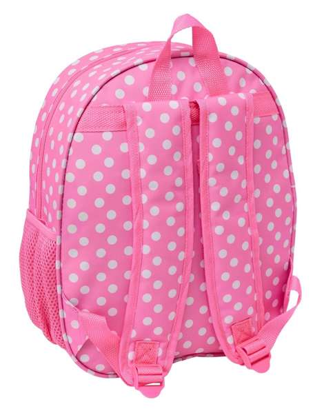 Disney Minnie Mouse Mochila Infantil 3D con Luces LED, 27x33x10 cm