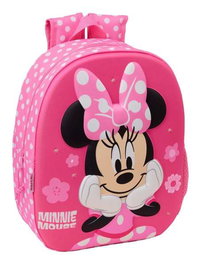 Disney Minnie Mouse Mochila Infantil 3D con Luces LED, 27x33x10 cm