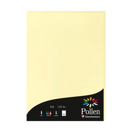 Papel Clairefontaine Pollen A4 120G 50H Canario