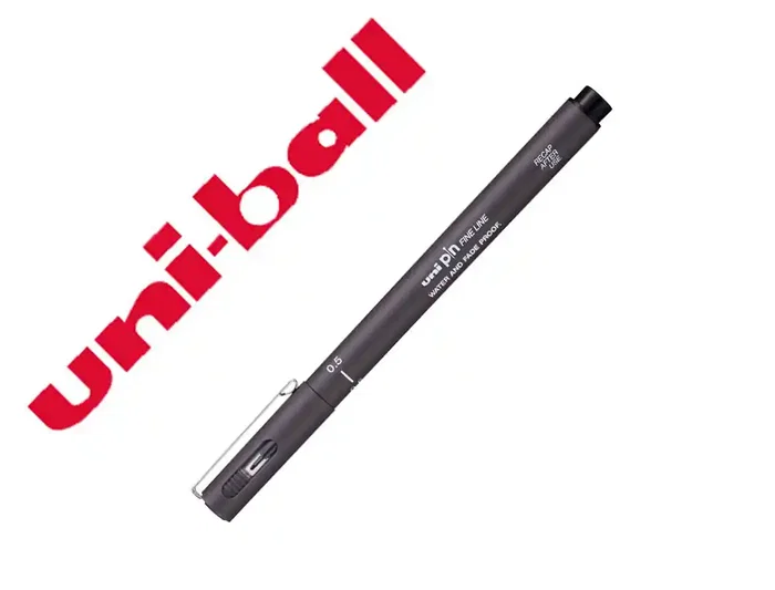 Uniball PIN Rotulador Calibrado Micrométrico 0,5 mm Gris Oscuro Uniball PIN Rotulador Calibrado Micrométrico 0,5 mm Gris Oscuro