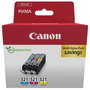 Canon CLI-521 Multipack de Cartuchos de Tinta (Cian, Magenta, Amarillo) Original
