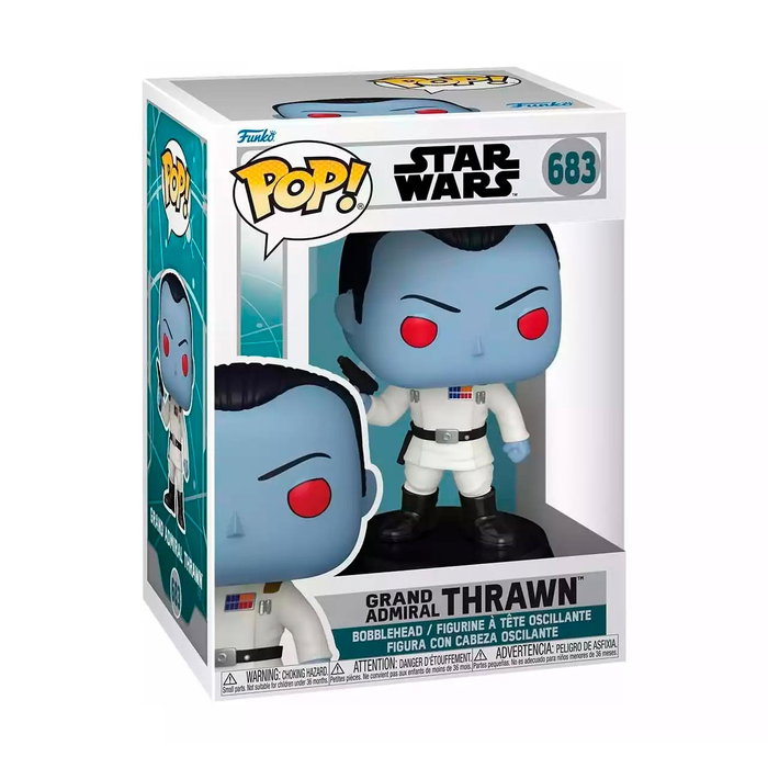 Funko Pop Gran Almirante Thrawn 76539 Figurita Coleccionable Star Wars Ahsoka, 9.9 cm