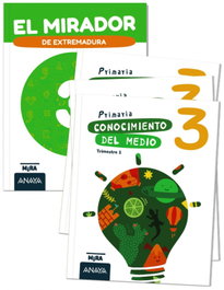 ANAYA, CONOCIMIENTO DEL MEDIO 3ºPRIMARIA +MIRADOR EXTREMADURA - ANAYA