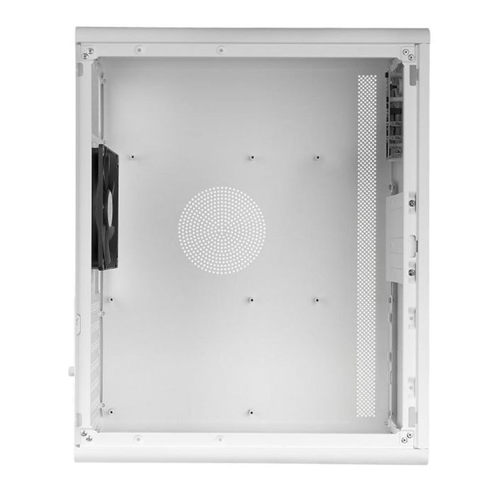 Tacens Caja Semitorre Ensis ATX Blanco para PC, Diseño Minimalista y Estructura Metálica Resistente