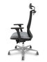 PIQUERAS Y CRESPO Silla de oficina Mardos, Sincro/Traslack, Gris/Negro