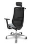 PIQUERAS Y CRESPO Silla de oficina Mardos, Sincro/Traslack, Gris/Negro