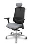 PIQUERAS Y CRESPO Silla de oficina Mardos, Sincro/Traslack, Gris/Negro