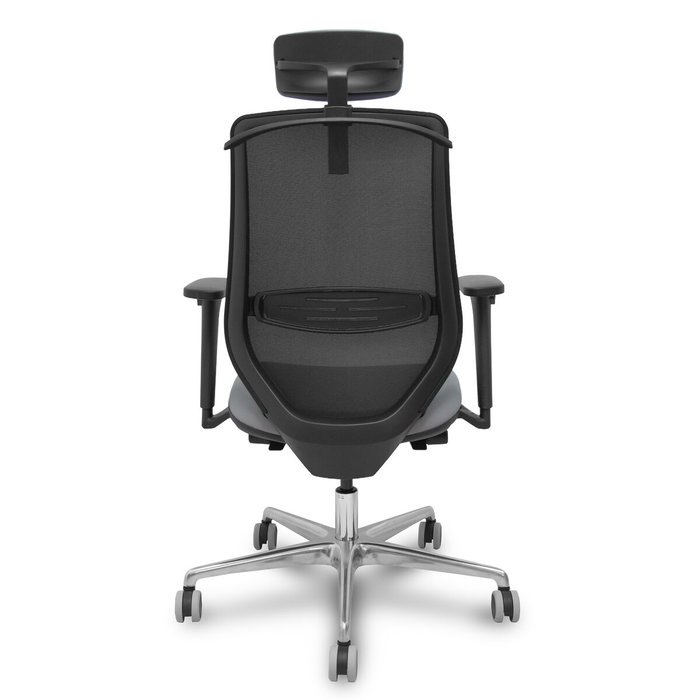 PIQUERAS Y CRESPO Silla de oficina Mardos, Sincro/Traslack, Gris/Negro