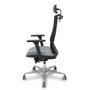 PIQUERAS Y CRESPO Silla de oficina Mardos, Sincro/Traslack, Gris/Negro