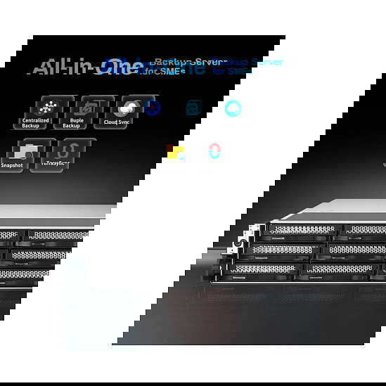 TerraMaster U12-500 Plus 2U NAS - Almacenamiento de 12 Bahías, Procesador de 10 Núcleos, 16GB RAM DDR5