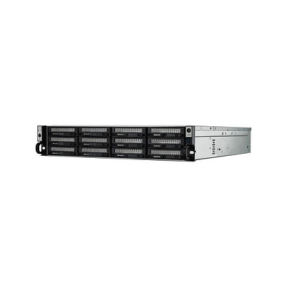TerraMaster U12-500 Plus 2U NAS - Almacenamiento de 12 Bahías, Procesador de 10 Núcleos, 16GB RAM DDR5