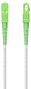 Aisens Latiguillo de Fibra Óptica G657A2 9/125 SMF SC/APC-SC/APC 80m Blanco