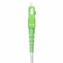 Aisens Latiguillo de Fibra Óptica G657A2 3.0 9/125 SMF Simplex 80m Blanco SC/APC-SC/APC