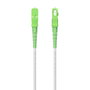 Aisens Latiguillo de Fibra Óptica G657A2 3.0 9/125 SMF Simplex 80m Blanco SC/APC-SC/APC