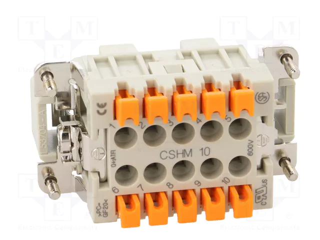 ILME CSHM 10 Conector HDC Macho de 10 Pines