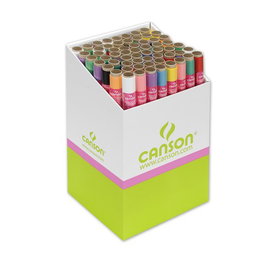 CANSON Papel de Seda en Rollo 0,5x5 m de 20g, Expositor de 50 unidades