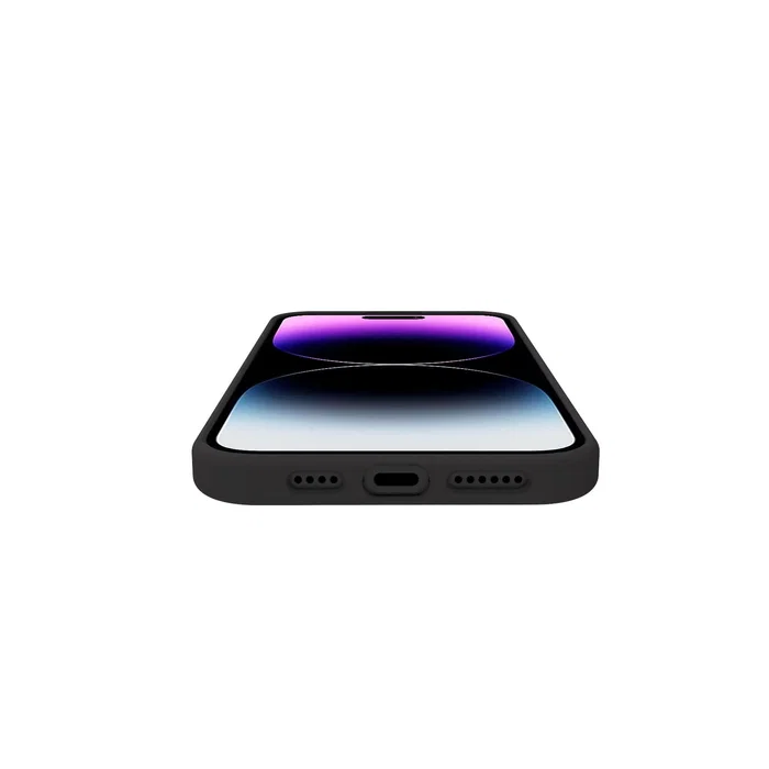 Celly Funda para iPhone 15 Pro Max (6.7") Negro Cromo1056BK