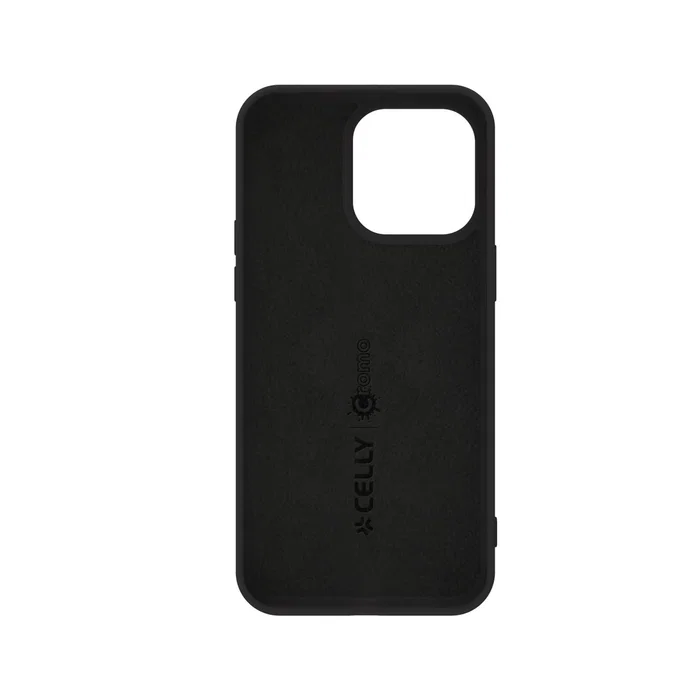 Celly Funda para iPhone 15 Pro Max (6.7") Negro Cromo1056BK