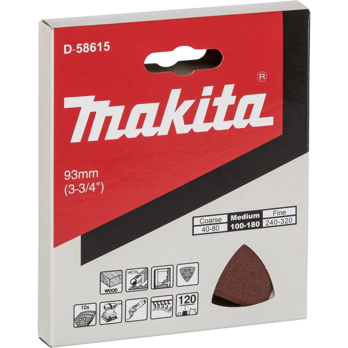 Makita Hoja de lija delta para madera K120 Makita Hoja de lija delta para madera K120