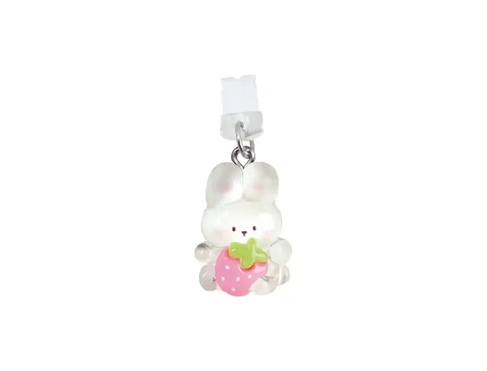 Wondee Charm Funny Protege y Decora tu Móvil con Conejito Blanco, Protege Puerto de Carga Tipo-C/Lightning del Polvo, Accesorio y Charm para Smartphone, Blanco Wondee Charm Funny Protege y Decora tu Móvil con Conejito Blanco, Protege Puerto de Carga Tipo-C/Lightning del Polvo, Accesorio y Charm para Smartphone, Blanco