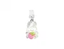 Wondee Charm Funny Protege y Decora tu Móvil con Conejito Blanco, Protege Puerto de Carga Tipo-C/Lightning del Polvo, Accesorio y Charm para Smartphone, Blanco