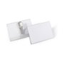 Durable Placas Identificativas con Pinza de Cocodrilo 54x90mm, 25 unidades