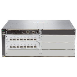 HPE Aruba Networking 5406R zl2 Switch 16 Puertos SFP+ 10GbE Chassis Modular (Sin Fuente) - Gestión Central, 960 Gb/s, 4 Slots, Plata
