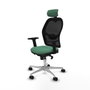 PIQUERAS Y CRESPO Silla de oficina Jorquera Verde Esmeralda y Negro